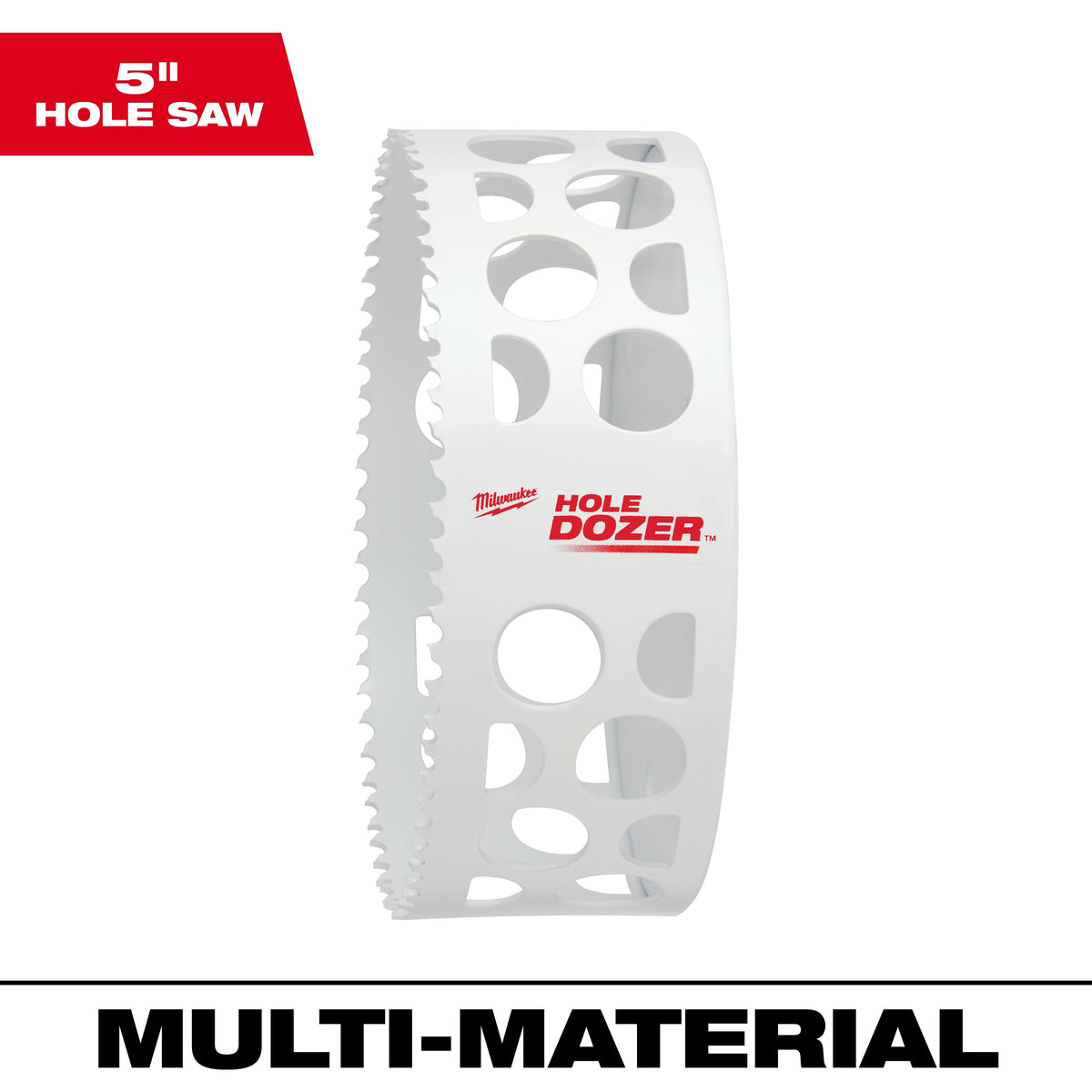 Milwaukee 49-56-9652 5" HOLE DOZER Bi-Metal Hole Saw (Pack of 2)