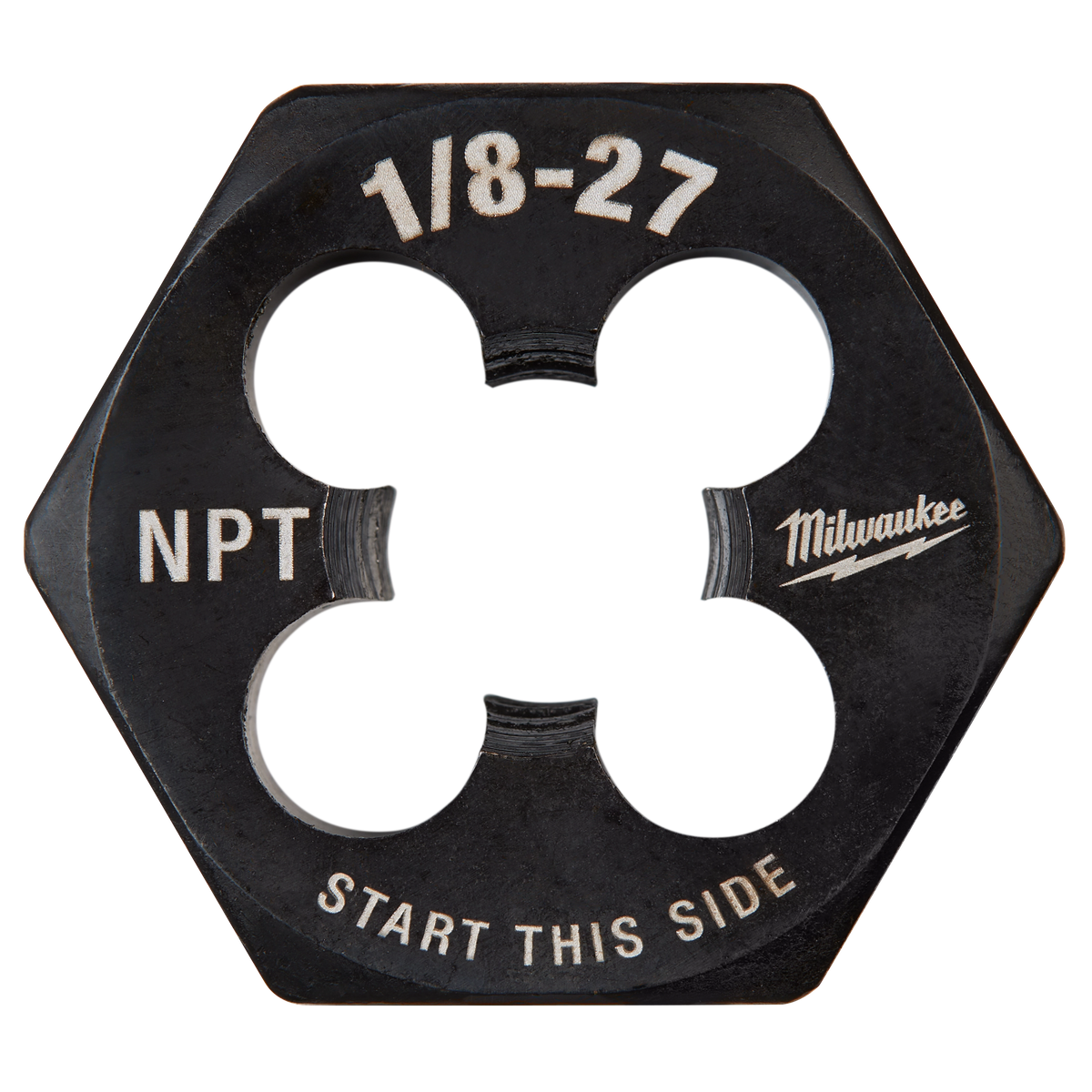 Milwaukee 49-57-5389 1/8"-27 NPT 1-Inch Hex Threading Die