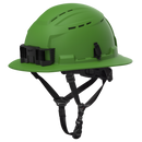 Milwaukee 48-73-1690 BOLT Green Full Brim Vented Safety Helmet – Type 2, Class C
