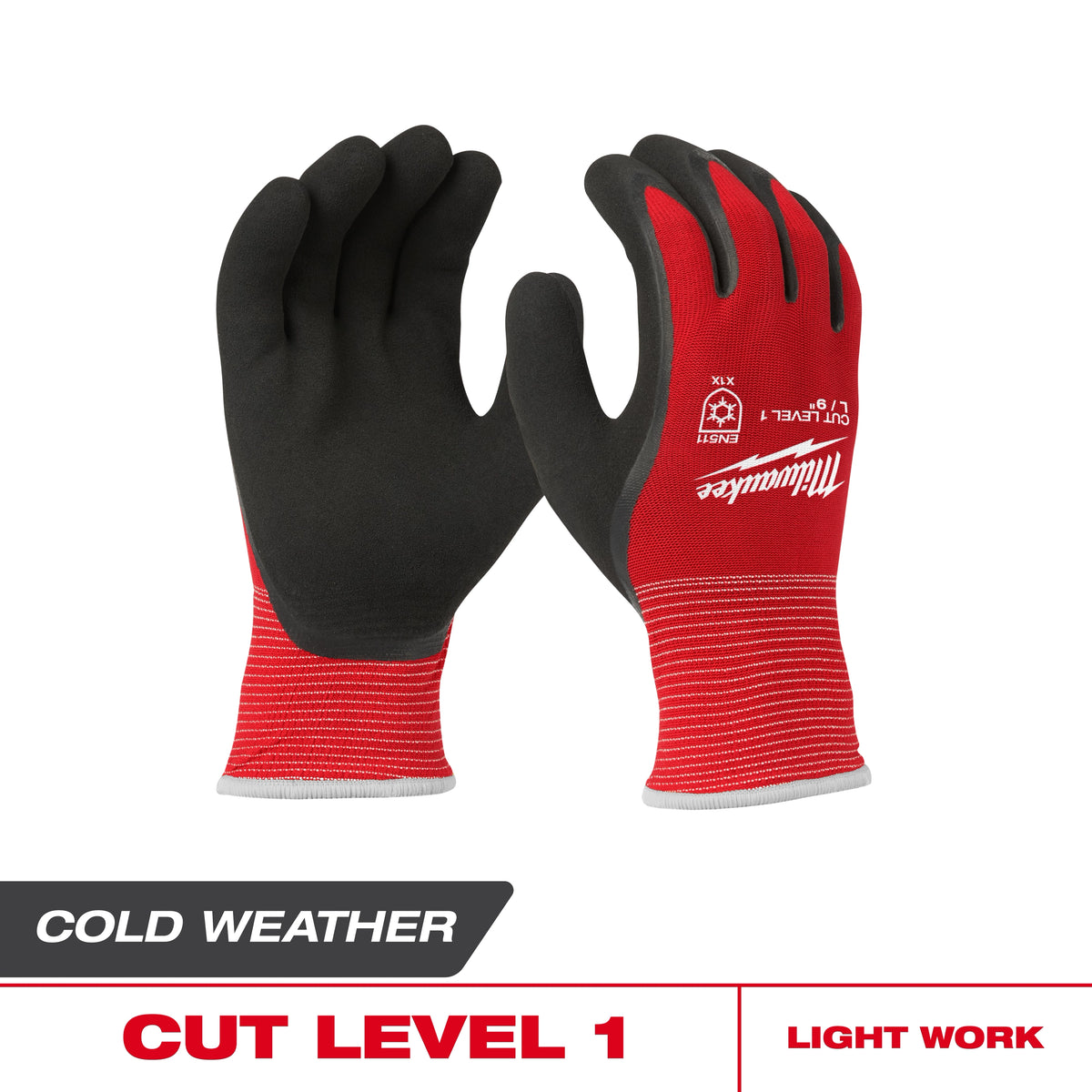 Milwaukee 48-22-8913E Cut Level 1 Winter Insulated Gloves - XL (Pack of 72)