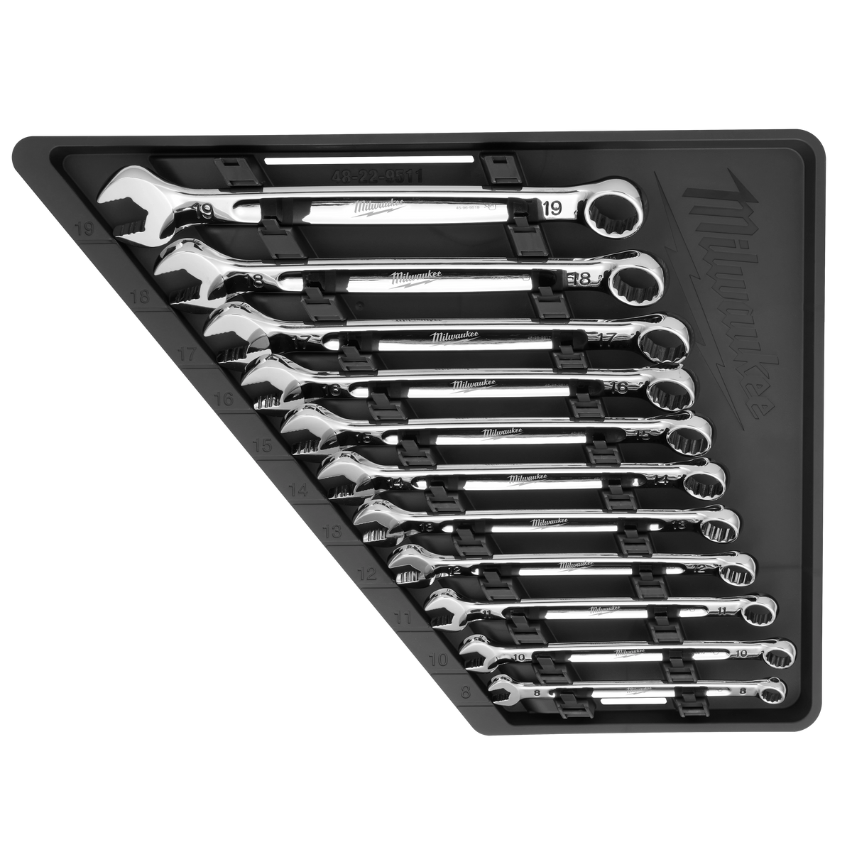Milwaukee 48-22-9511 11pc Metric Combination Wrench Set