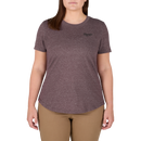 Milwaukee F452P-XL Women's FREEFLEX Hybrid Tee - Short Sleeve Purple XL