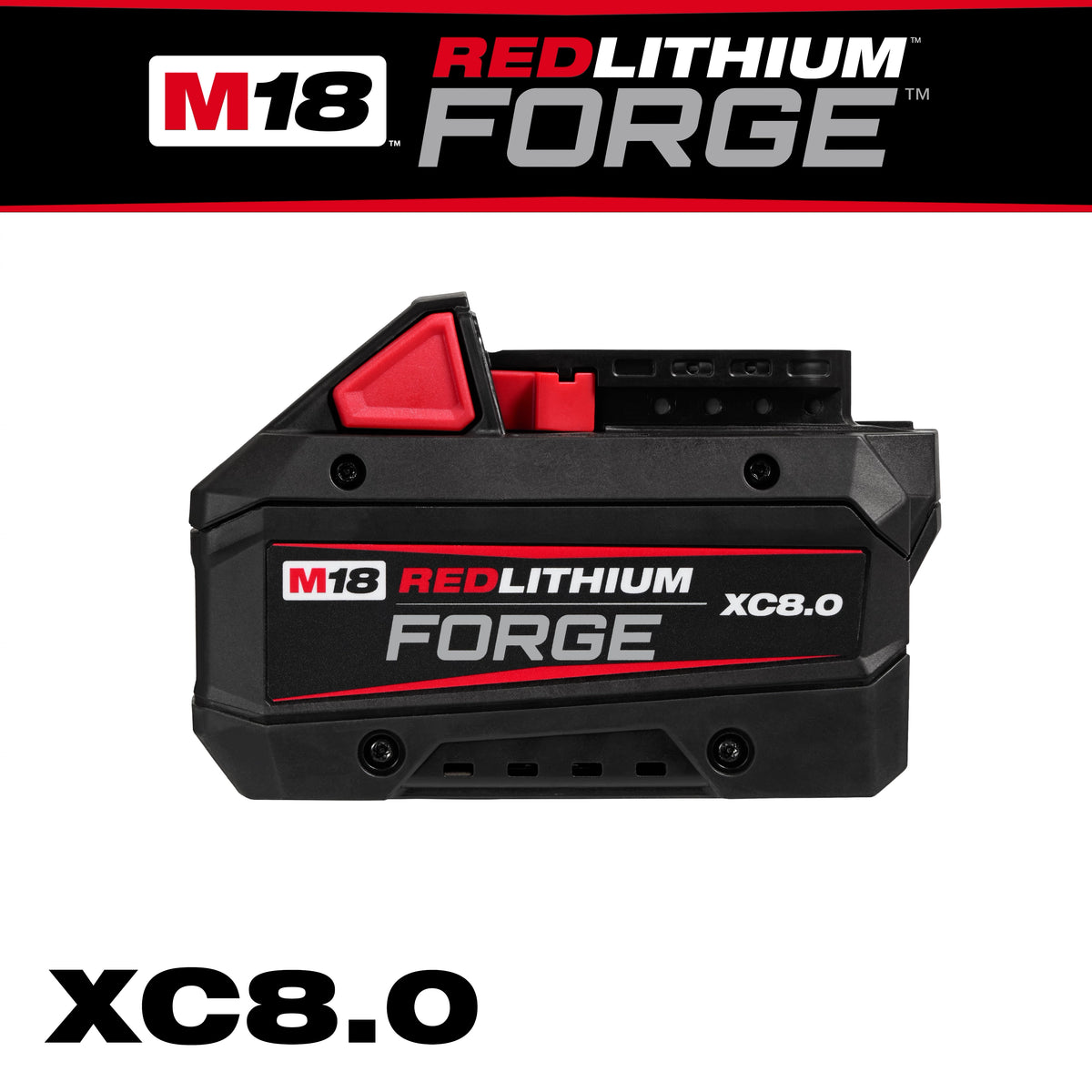 Milwaukee 48-11-1881 M18 REDLITHIUM FORGE XC8.0 Battery Pack