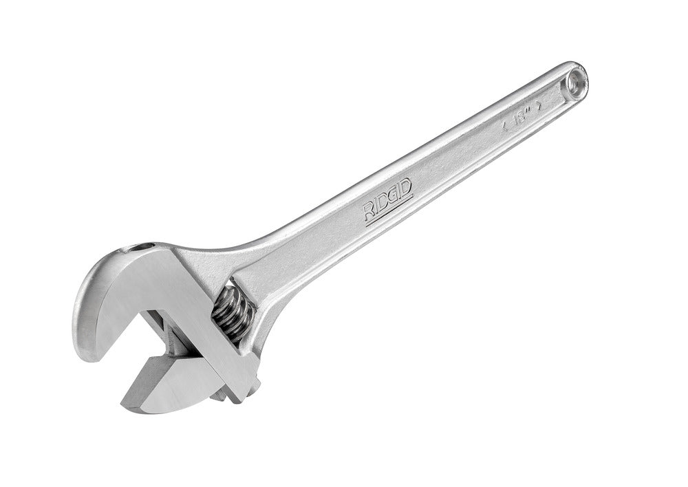 RIDGID 86927 18" Adjustable Wrench (768), 2-1/8 in Jaw Opening
