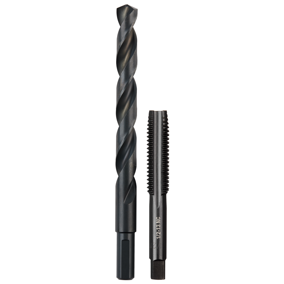 Milwaukee 49-57-5560 1/2"-13 NC Straight Flute Plug Tap & 27/64" Drill Bit