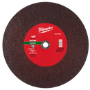 Milwaukee 49-94-1940 14" x 1/8" x 1" Masonry Cut Off Wheel -Type 1 (Pack of 10)