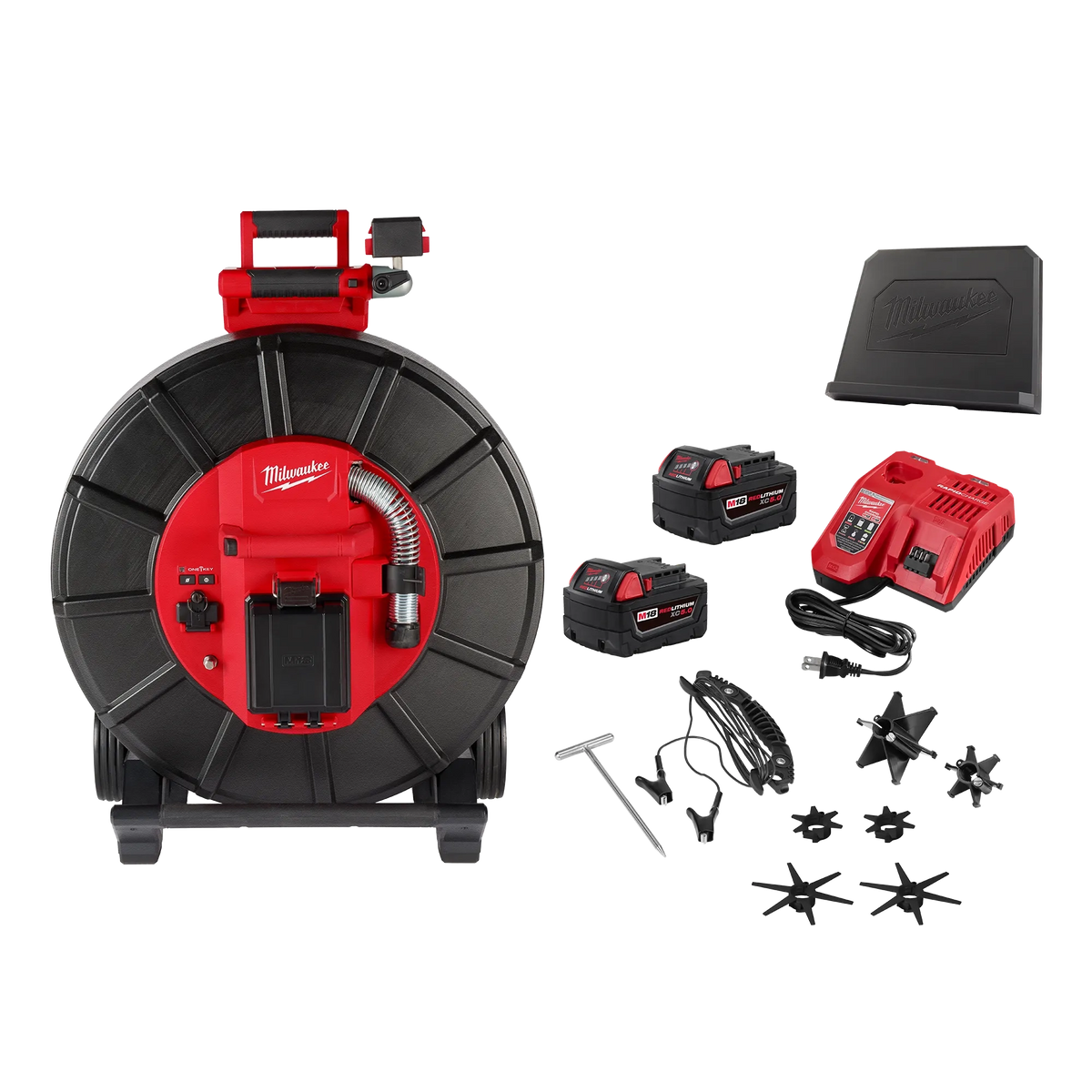 Milwaukee 3976-22 M18 325’ Stiff Modular Pipeline Inspection System