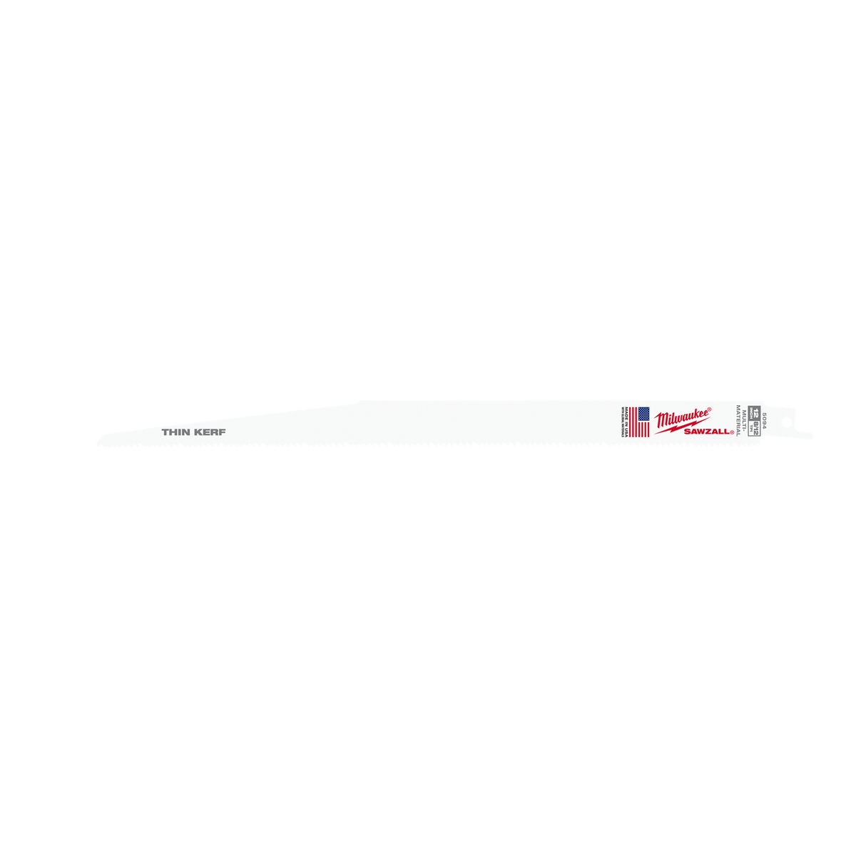 Milwaukee 48-01-2094 12" 8/12 TPI SAWZALL Blade for Multi-Material (25 PK)