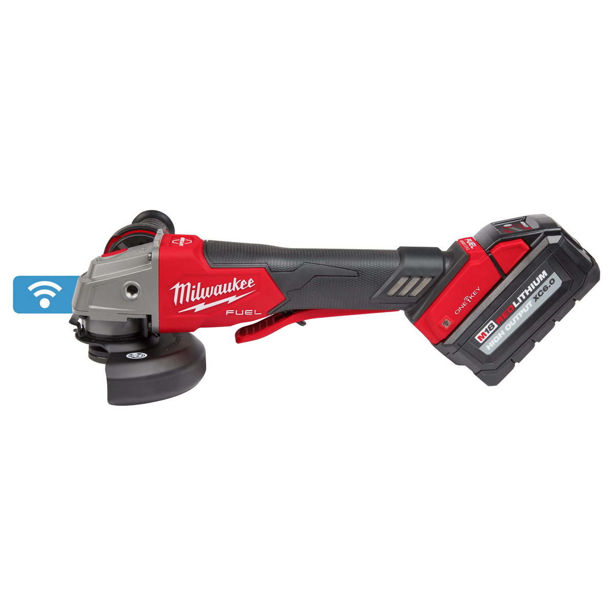 Milwaukee 2882-22 M18 FUEL 4-1/2" / 5" Braking Grinder w/ ONE-KEY Paddle Switch, No Lock