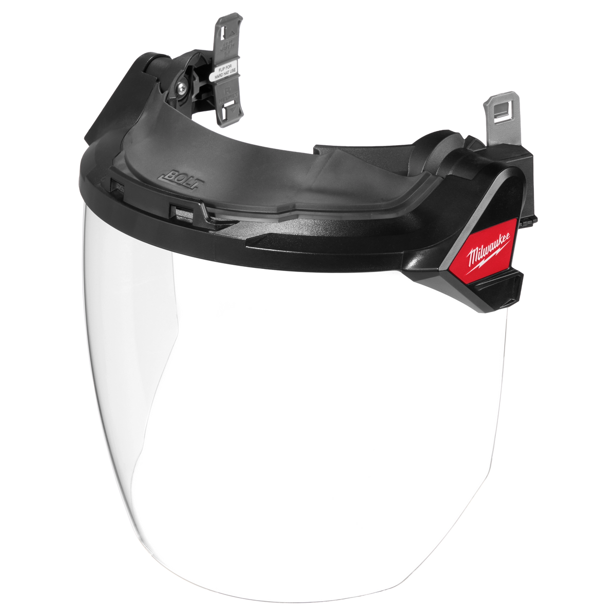Milwaukee 48-73-1422 BOLT Gasketed Full Face Shield -Clear Dual Coat Lens(Compatible with Milwaukee BOLT Safety Helmets & BOLT Hard Hats)