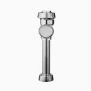 Sloan Royal 100-1.6 Exposed Manual Flushometer, 1.6 gpf, Top Spud, Polished Chrome, 3" Metal Oscillating Handle, Front of Valve Handle