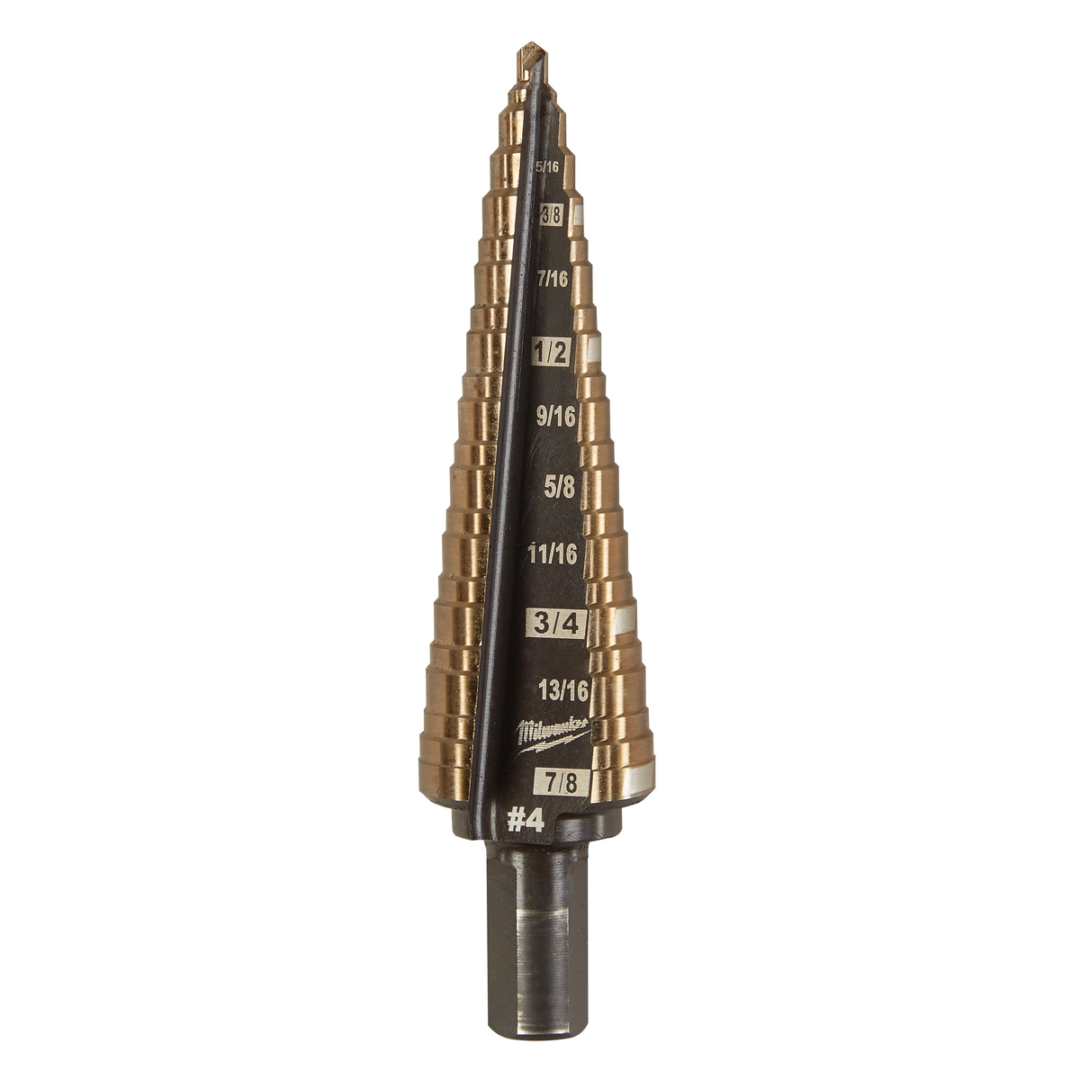 Milwaukee 48-89-9284 Cobalt Step Drill Bit #4 (3/16-7/8")