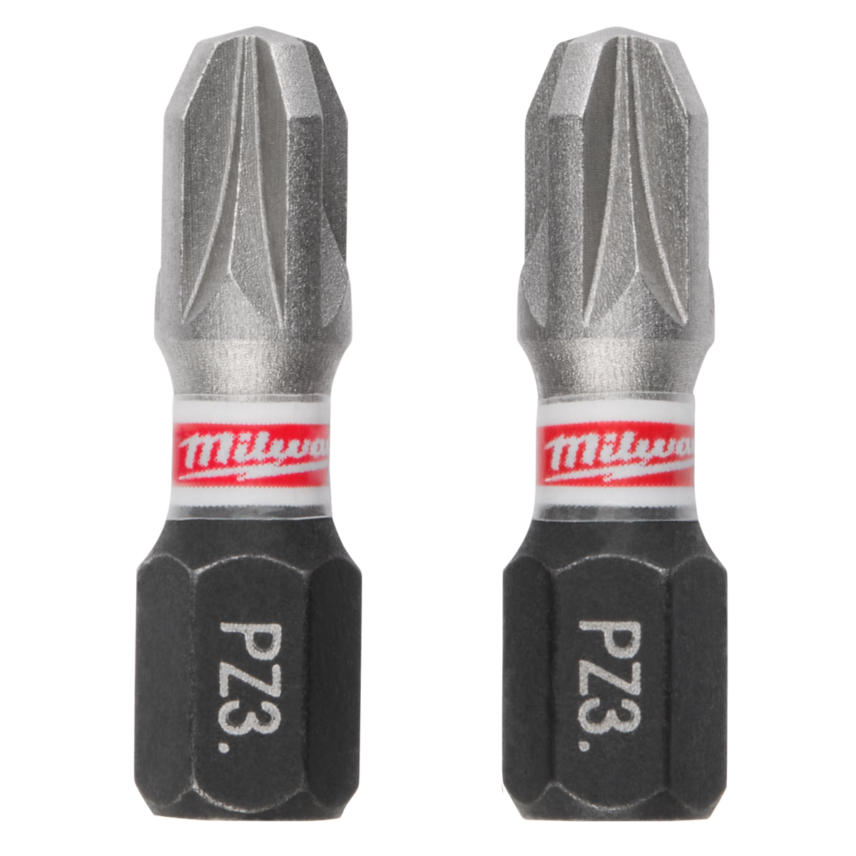 Milwaukee 48-32-4433 SHOCKWAVE Impact Duty 1" Pozidriv #3 Insert Bits (Pack of 6)