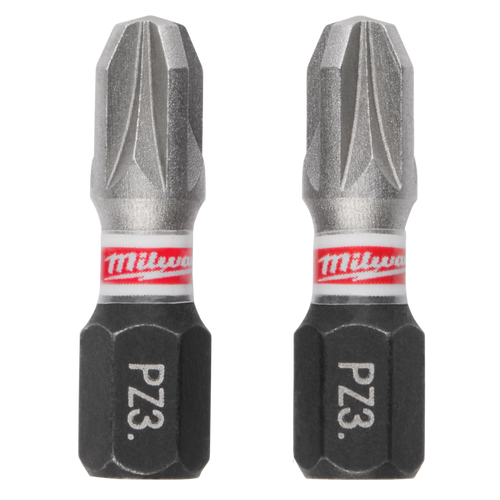 Milwaukee 48-32-4433 SHOCKWAVE Impact Duty 1" Pozidriv #3 Insert Bits (Pack of 6)