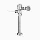 Sloan Crown II 115-1.6 Exposed Manual Flushometer, 1.6 gpf, Top Spud, Brushed Nickel