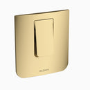 Sloan CX 198-0.5 Concealed Manual Flushometer, 0.5 gpf, Rear Spud, Polished Brass