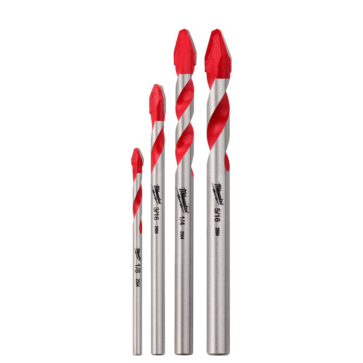 Milwaukee 48-20-8788 4PC Hard Tile and Glass Bit Set (Pack of 3)