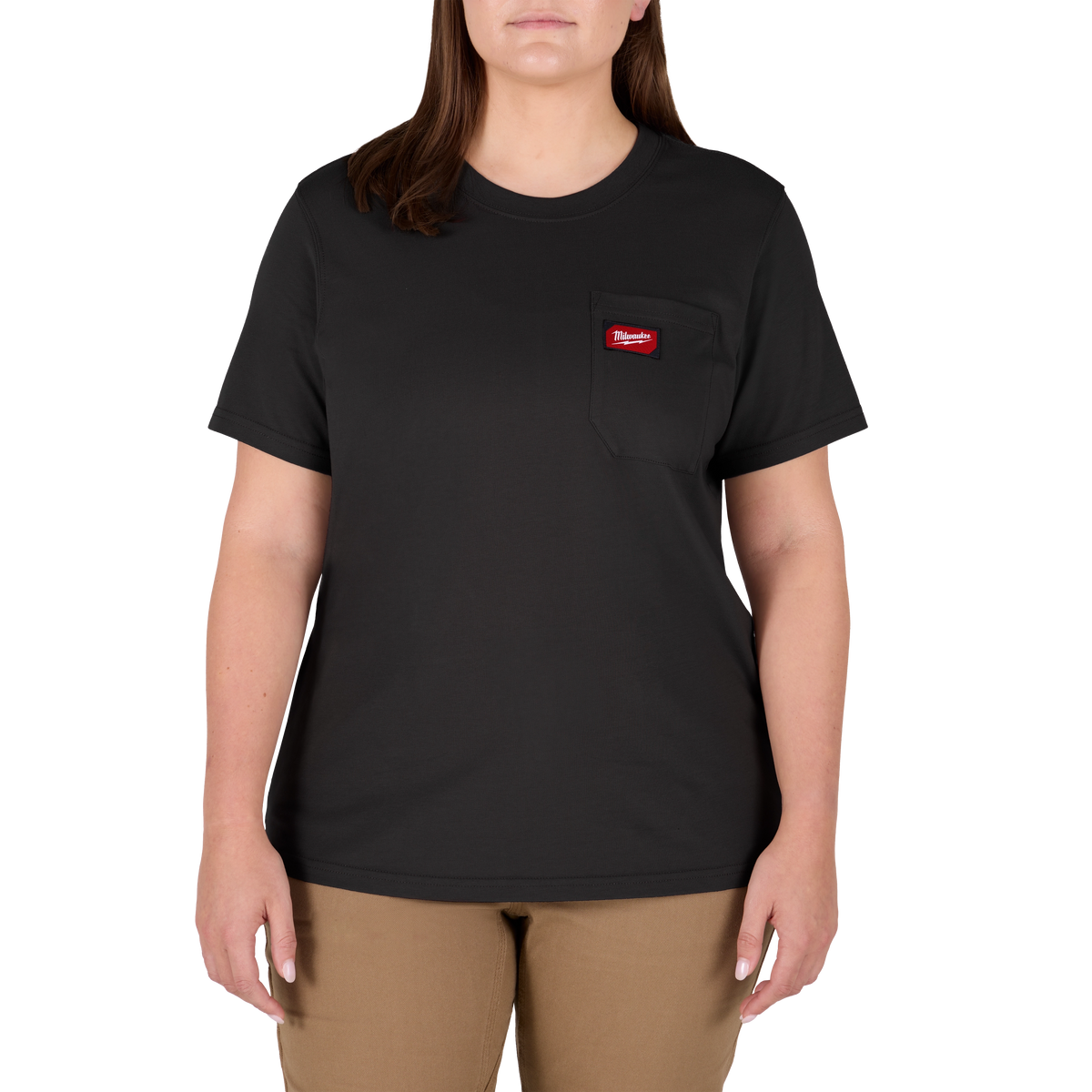 Milwaukee F451B-M Women's GRIDIRON Pocket T-Shirt - Short Sleeve Black M