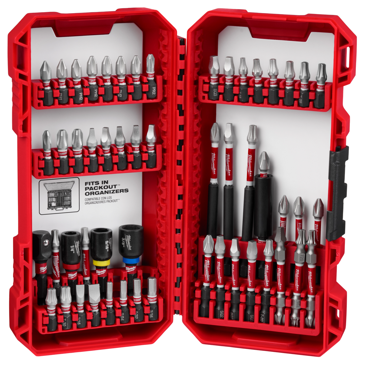 Milwaukee 48-32-4010 54PC SHOCKWAVE Impact Duty Driver Bit Set