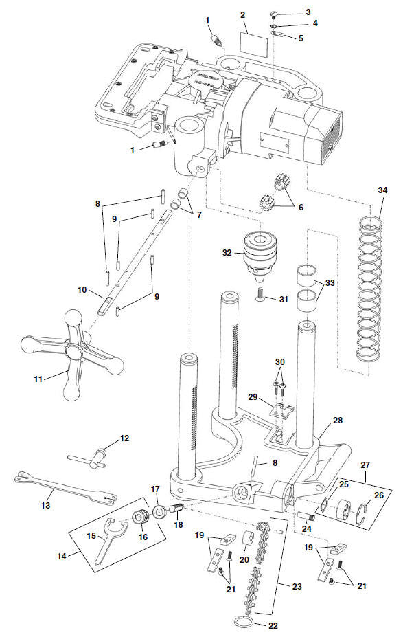 RIDGID 58992 Wear Plate, for HC-450 Hole Cutting Tool