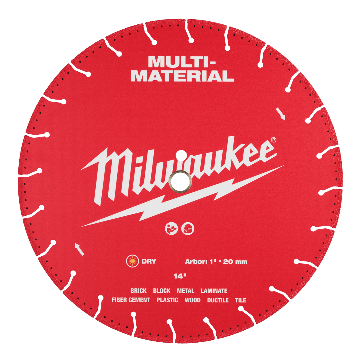 Milwaukee 49-93-9614 14" Multi-Material Diamond Blade