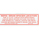 Spartan Tool Cover Decal 04703600