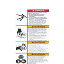 Spartan Tool Models 300, 1065, & 2001 Safety Decal 44281400