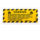 Spartan Tool Caution Manual/Reel Decal 77739800