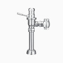 Sloan Dolphin 110-3.5 Exposed Manual Flushometer, 3.5 gpf, Top Spud, Polished Chrome, 1-1/4" Flush Connection, Angle Stop Extended Bumper