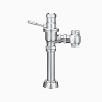 Sloan Dolphin 110-3.5 Exposed Manual Flushometer, 3.5 gpf, Top Spud, Polished Chrome, Ground Joint Control Stop