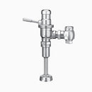 Sloan Dolphin 186-1.0 Exposed Manual Flushometer, 1.0 gpf, Top Spud, Polished Chrome, Ground Joint Control Stop, Less Vacuum Breaker