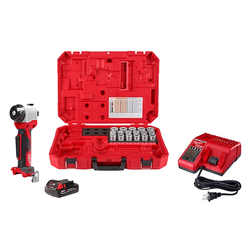 Milwaukee 2935CU-21S M18 Cable Stripper Kit with 17 Cu THHN / XHHW Bushings