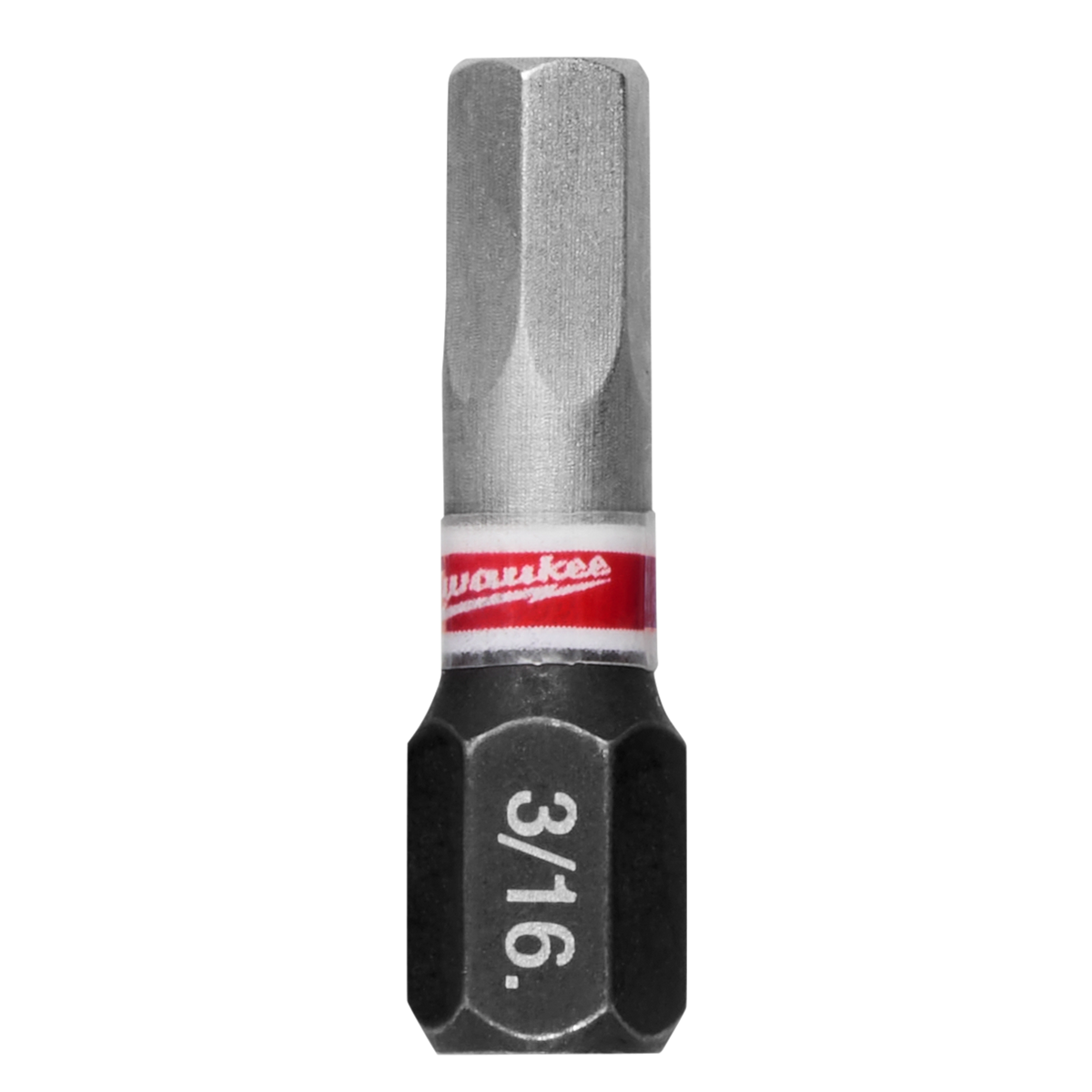 Milwaukee 48-32-4707 SHOCKWAVE Impact Duty 1" Hex 3/16" Insert Bits Bulk 25