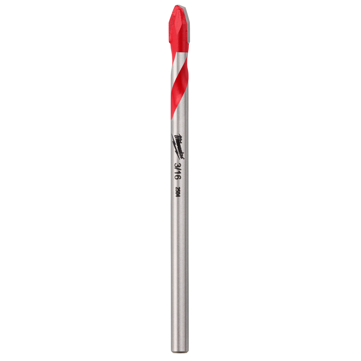 Milwaukee 48-20-8781 3/16" Hard Tile and Glass Bit (Pack of 3)