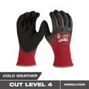 Milwaukee 48-73-7944E Cut Level 4 Winter Dipped Gloves - XXL (Pack of 864)