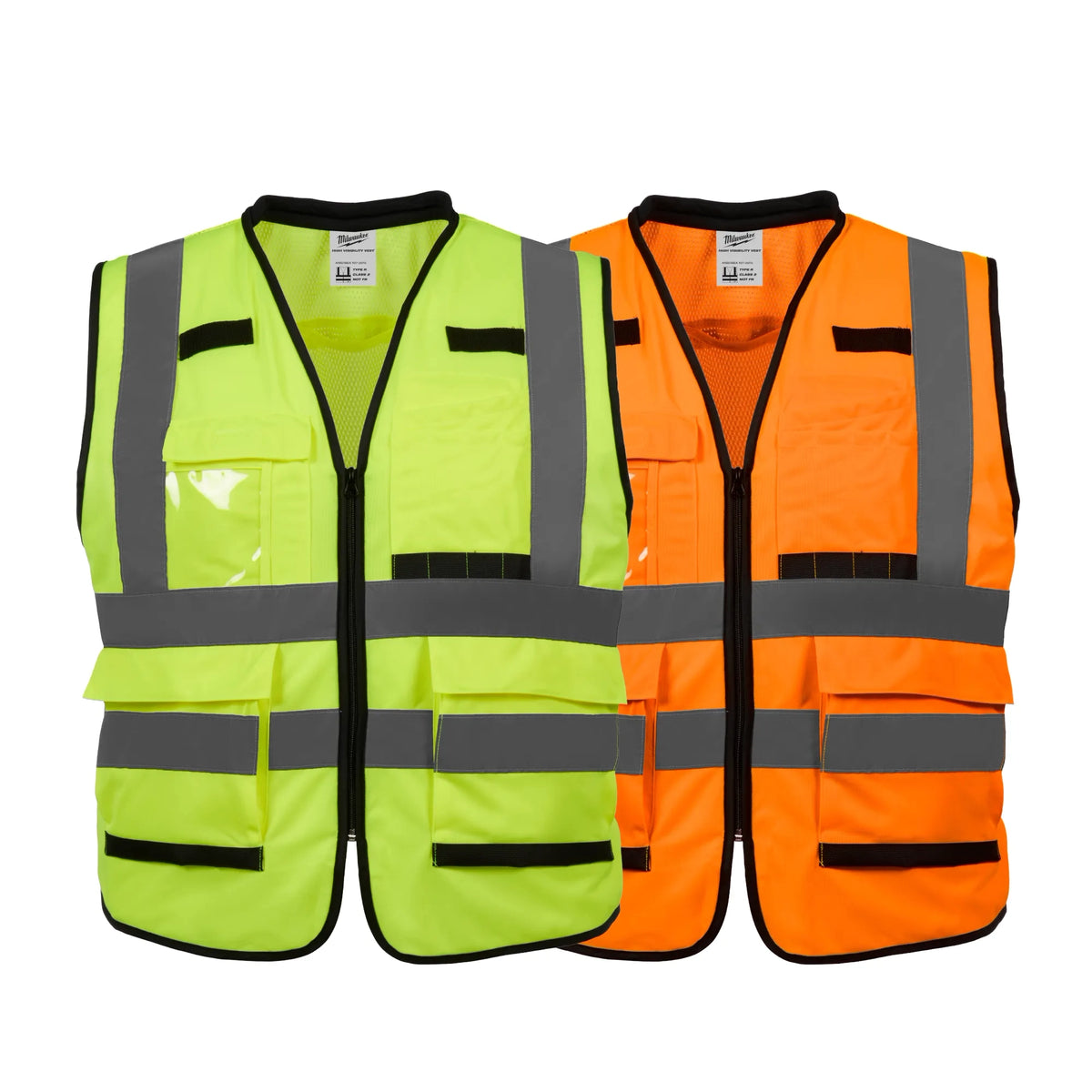 Milwaukee 48-73-5043 Class 2 High Visibility Yellow Performance Safety Vest - 2XL/3XL (Pack of 12)