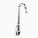 Sloan Optima EBF-550 1.5 GPM Battery-Powered Sensor Faucet with Back-Check Tee, Polished Chrome, Laminar Spray