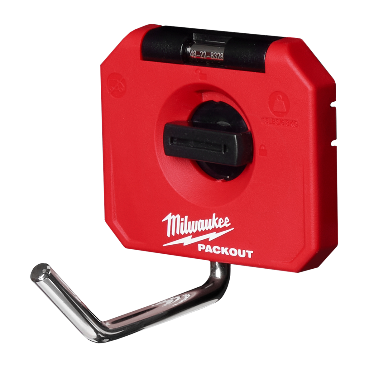 Milwaukee 48-22-8328 PACKOUT 4" Single Straight Hook (Pack of 5)