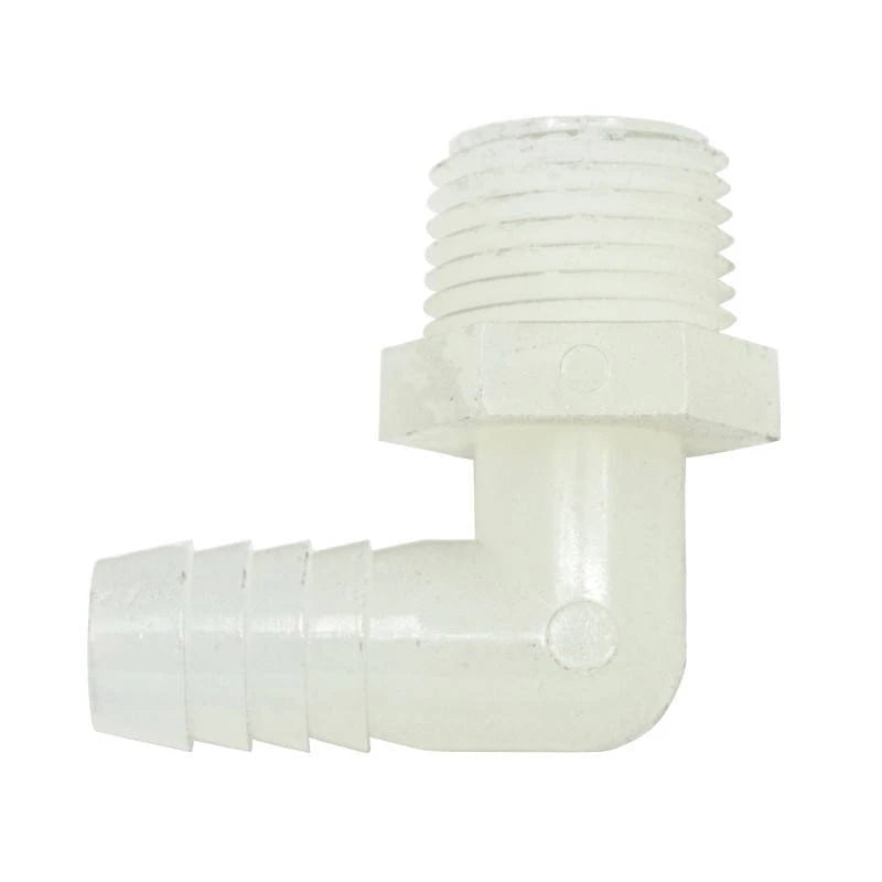 Spartan Tool 1/2" Male x 1/2" 90-Deg Hose Barb Elbow 75811700
