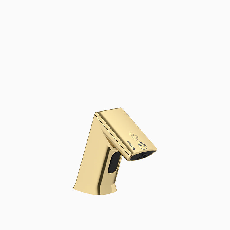 Sloan ESD-400 Deck-Mounted Sensor Soap Dispenser, 1000 mL Foam, Polished Brass