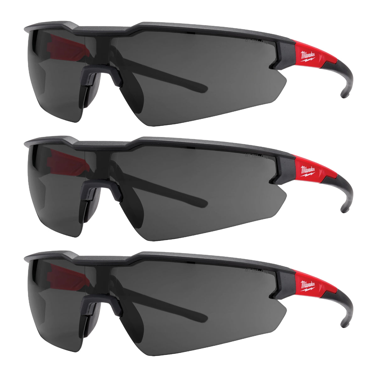 Milwaukee 48-73-2054 Safety Glasses - Tinted Anti-Scratch Lenses (Pack of 18)