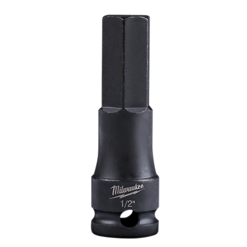 Milwaukee 49-66-5154 SHOCKWAVE Impact Duty 1/2" Lineman's 3/8" Drive Hex Bit Socket
