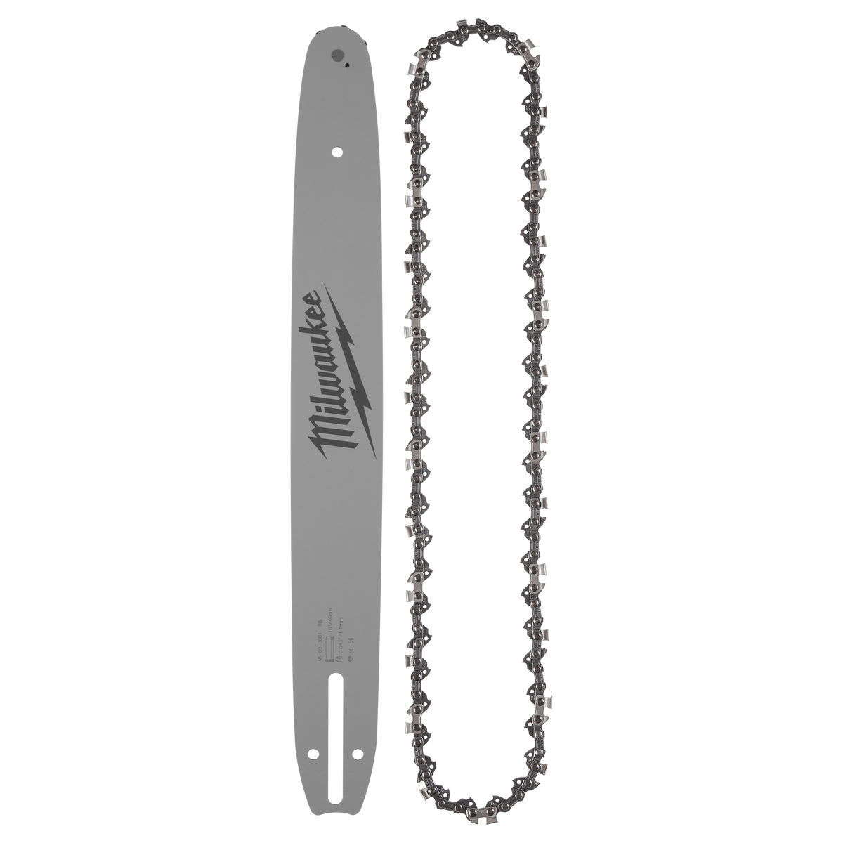 Milwaukee 49-16-2856 16" 3/8" LOW PROFILE Pitch, .043" Gauge Saw Chain and Guide Bar Set