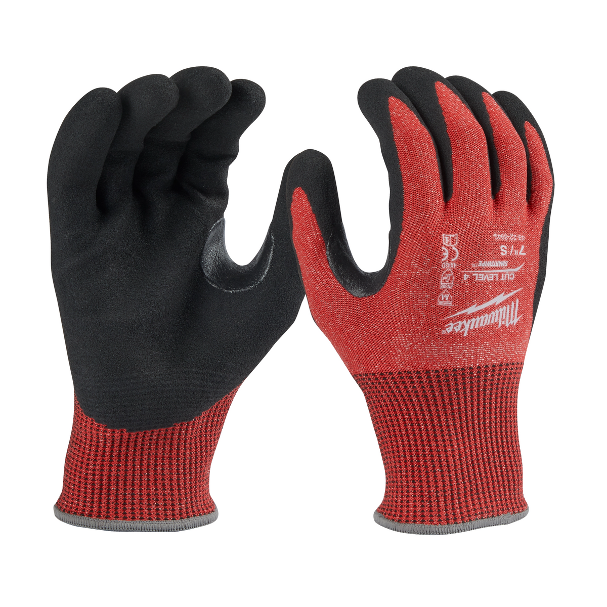 Milwaukee 48-22-8945B 12 Pair Cut Level 4 Nitrile Dipped Gloves - S