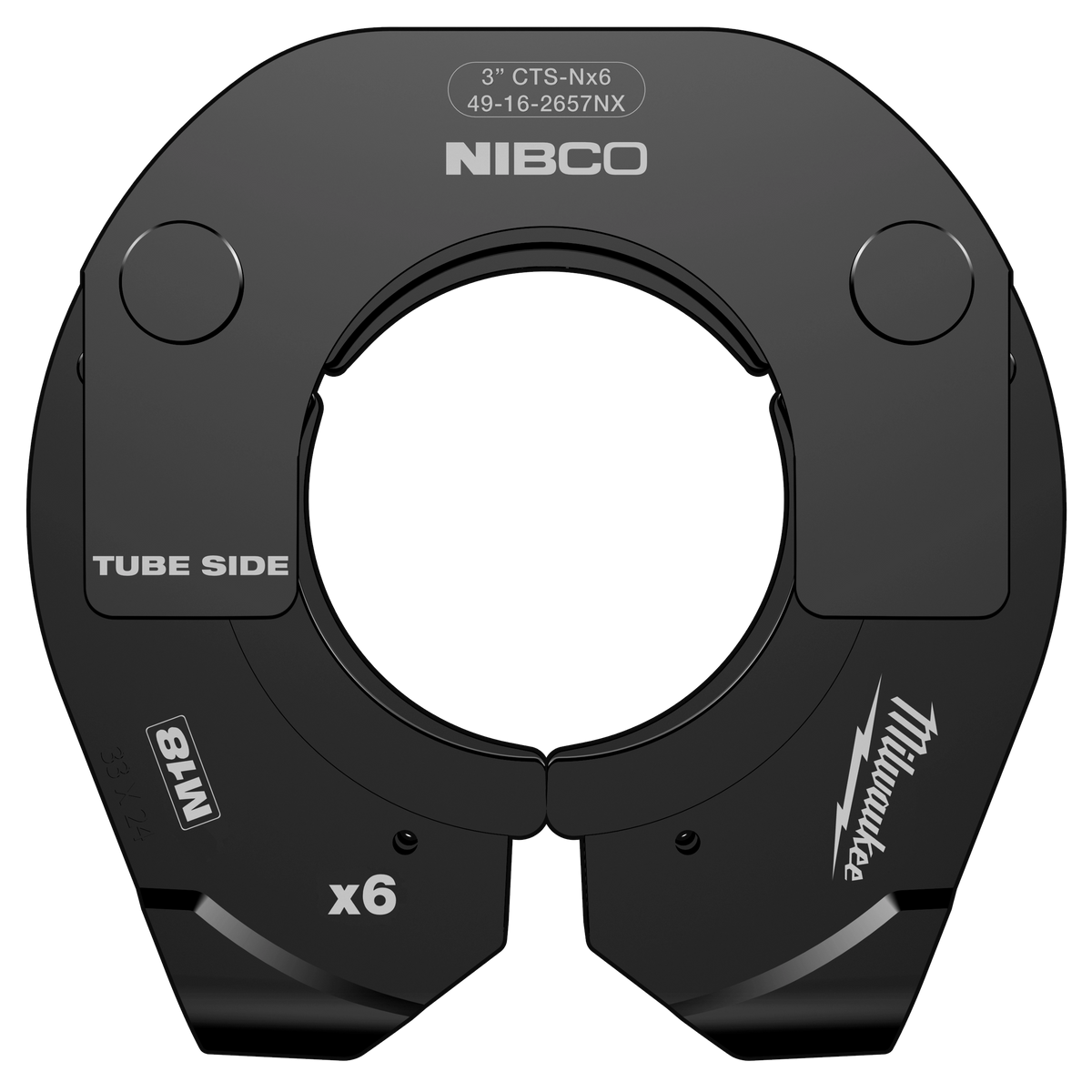 Milwaukee 49-16-2657NX 3" NIBCO Press Ring for M18 FORCE LOGIC Long Throw Press Tool