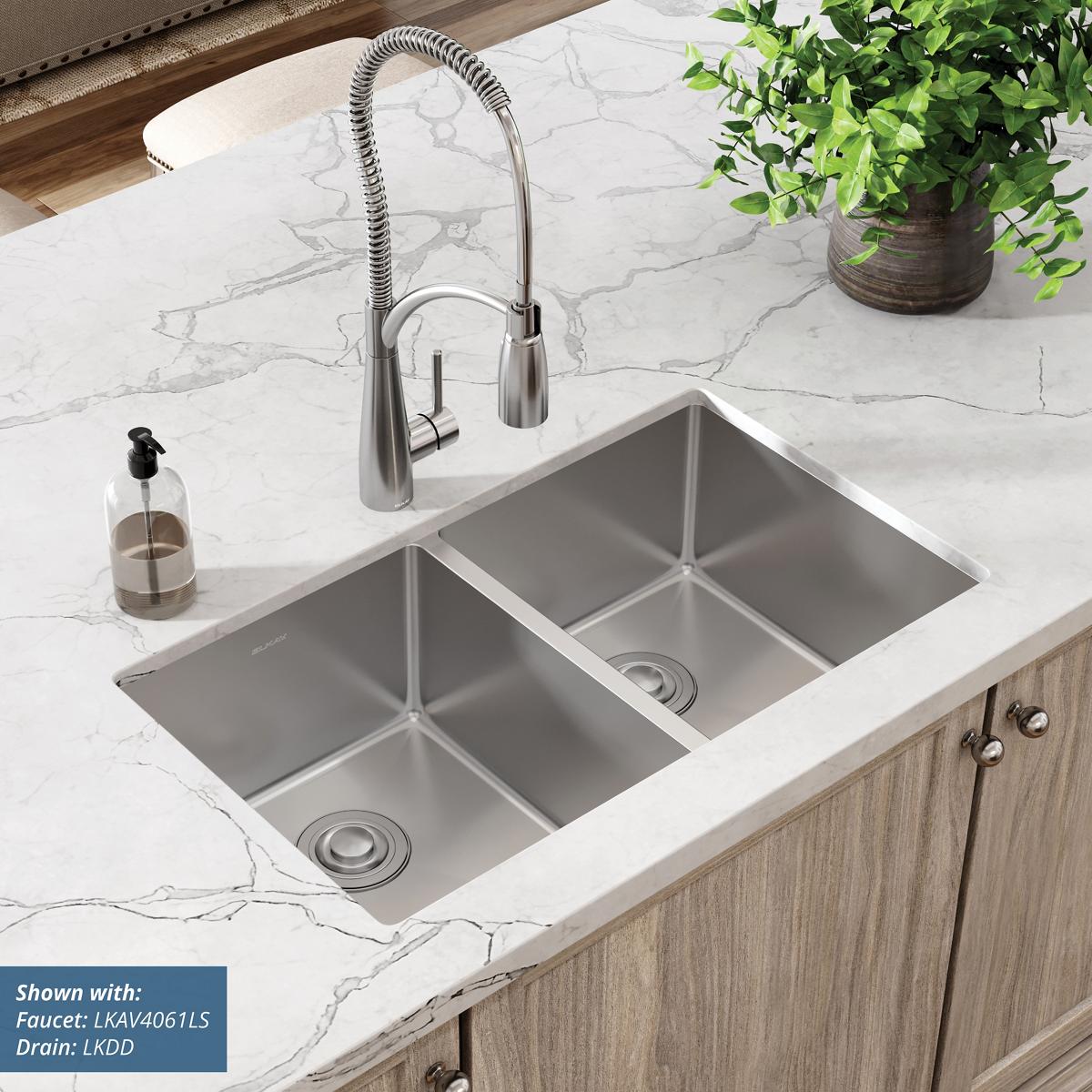 Elkay Crosstown Stainless Steel kitchen sink, Polished Satin ECTRU31179T