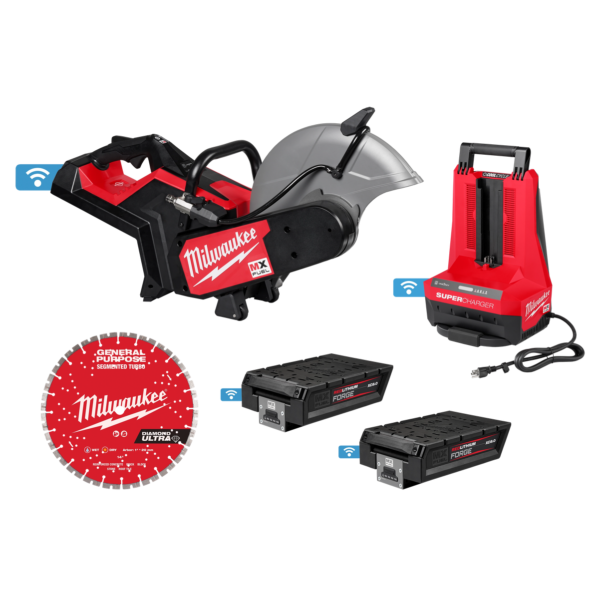 Milwaukee MXF315-2XC MX FUEL 14" Cut-Off Saw w/ RAPIDSTOP Kit