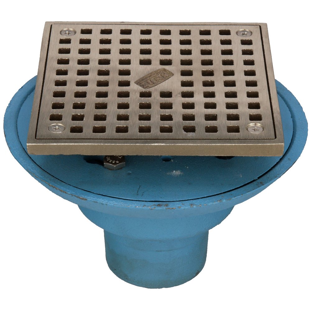 Zurn FD2254-NH2-R5-CP Floor Drain, ABS, No-Hub