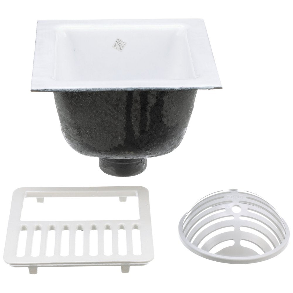 Zurn FD2375-NH3-T Floor Sink, Cast Iron, No-Hub