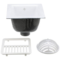 Zurn FD2375-NH3 Floor Sink, Cast Iron, No-Hub